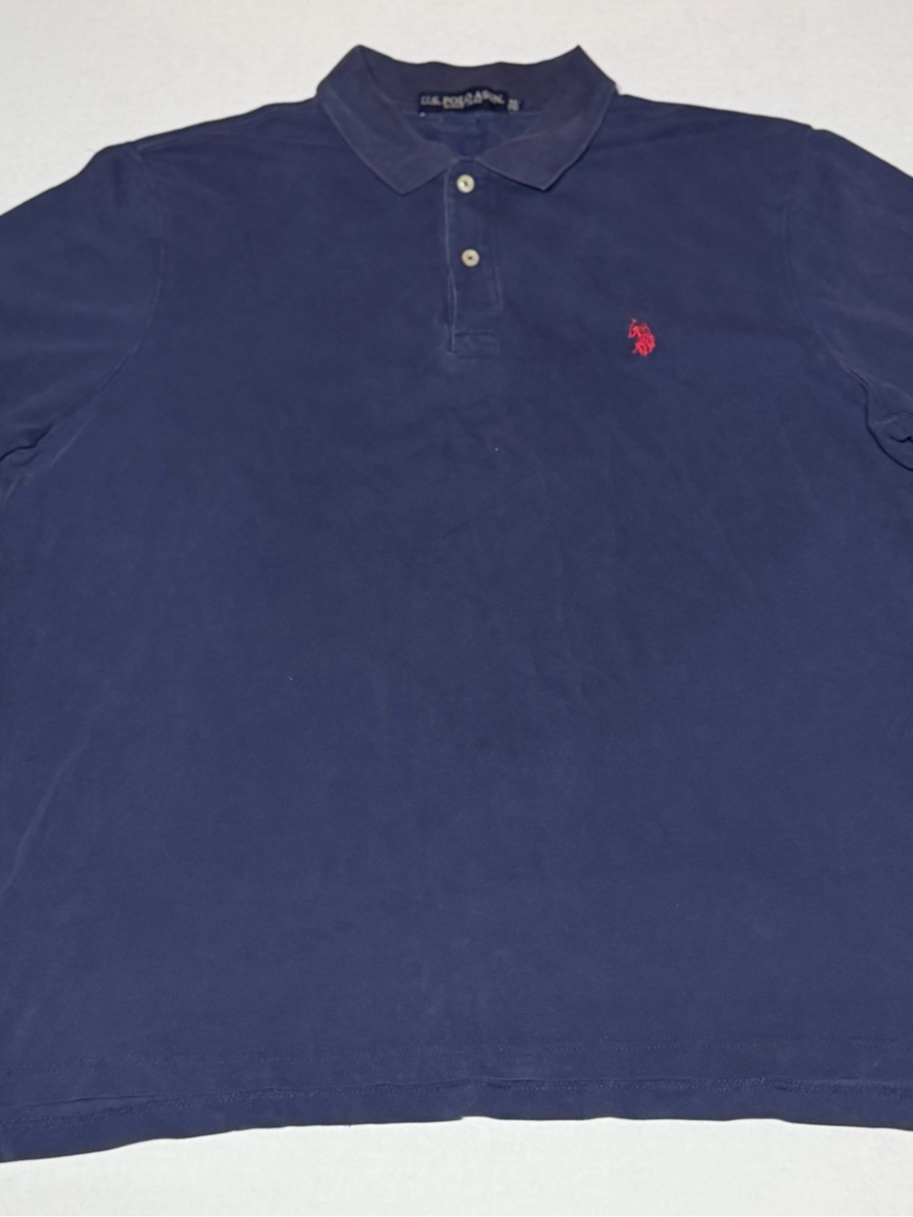 U.S. Polo Assn. Navy Polo with Red Embroidered Logo Mens XL